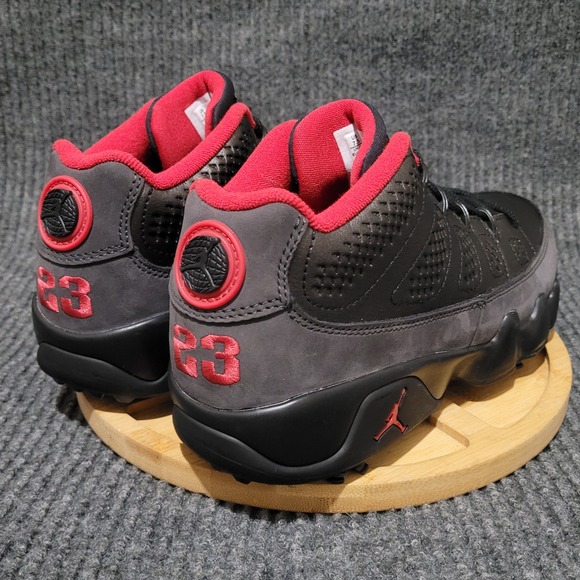 Jordan 9 Retro Golf Shoes Mens Size 7.5 Shadow Black Charcoal Red FJ5934-002 NEW main image 13